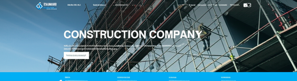 Firma Construcții - Site Prezentare